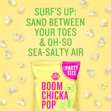 Angie's  BOOMCHICKAPOP Sea Salt Popcorn, Gluten Free, Party Size, 6.7 oz.